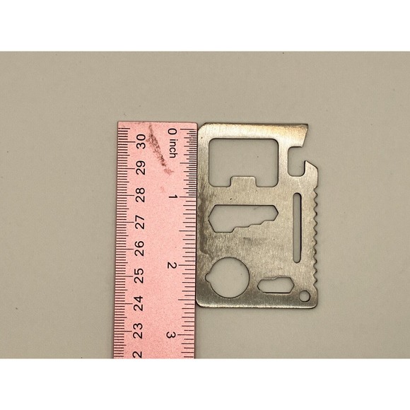 11 Tools Stainless Steel Multipurpose Pocket Survival Tool with case! - Picture 8 of 8